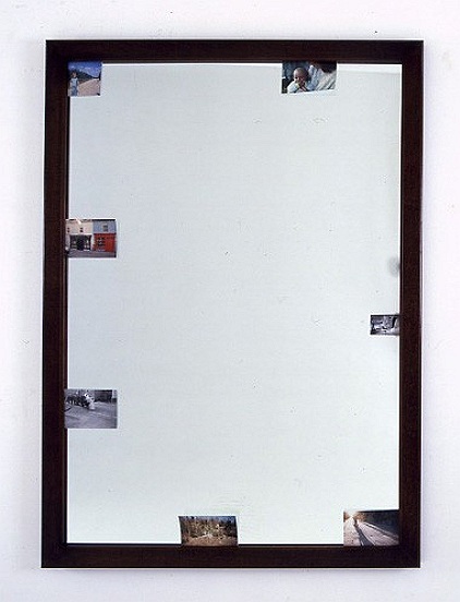 Photo-Mirror: Cross-Country Ski , 1997Photos, Mirror, Maplewood, 137 x 100 cm
