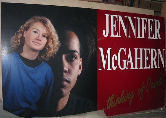 Jennifer McGahern, 1989, Photograph on perspex, 124,5 x 202 cm