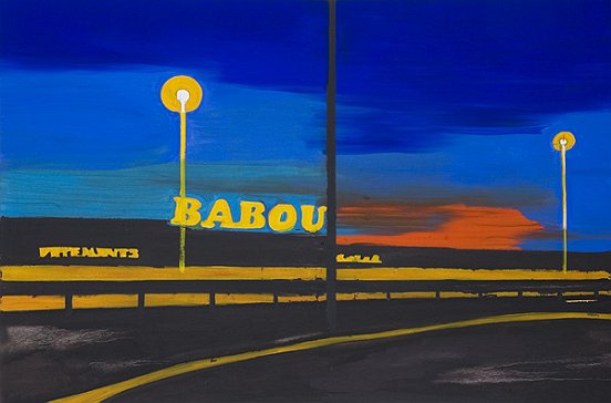 Paysage Francais (Babou), 2005, 100 x 150 cm,oil on canvas