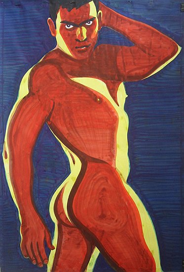 Hot Arab, 2006, 150 x 100 cm, acrylic on paper