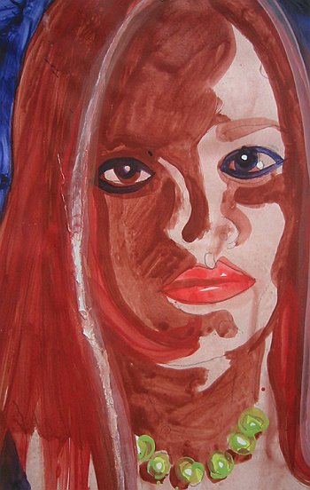 Henrietta, 2005, 53 x 35 cm, acrylic on paper