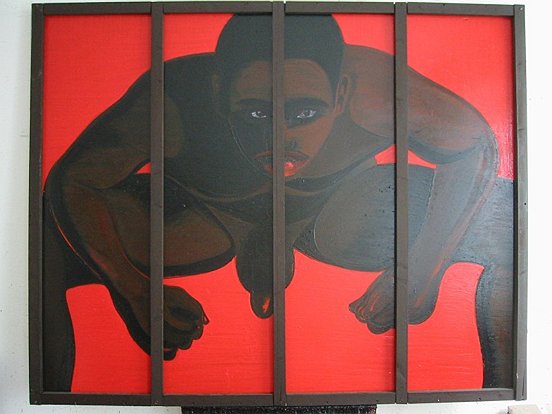 Das Böse, 1999, 160 x 220 cm,  oil on canvas