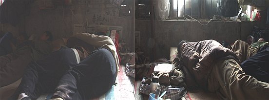 Stills von dem Video „Heavy Sleepers“, 2006, Zwei – Kanal-Video, 24 min.