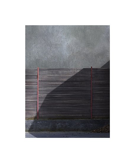 Schatten #5, (Bretterwand), 77 x 64 cm